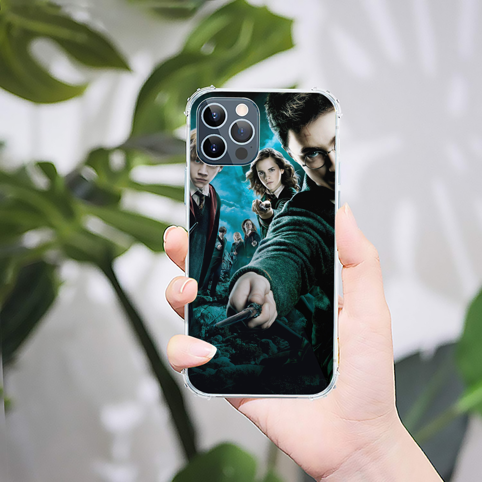 （画像用） Harry Potter ハリー・ポッターシリーズ 【iPhone 12シリーズ対応】透明スマホケース（クリアソフトケース）